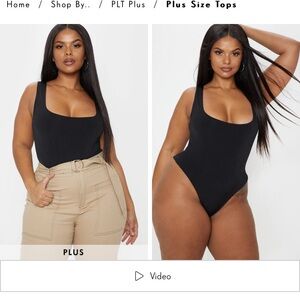 Pretty Little Things Plus Size 22 Thong Bodysuit